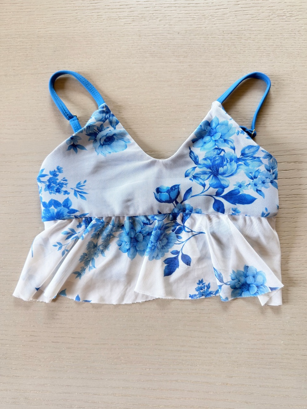 Five Dancewear - Outer Banks Bra -
Blue Spark/Floral - CXL